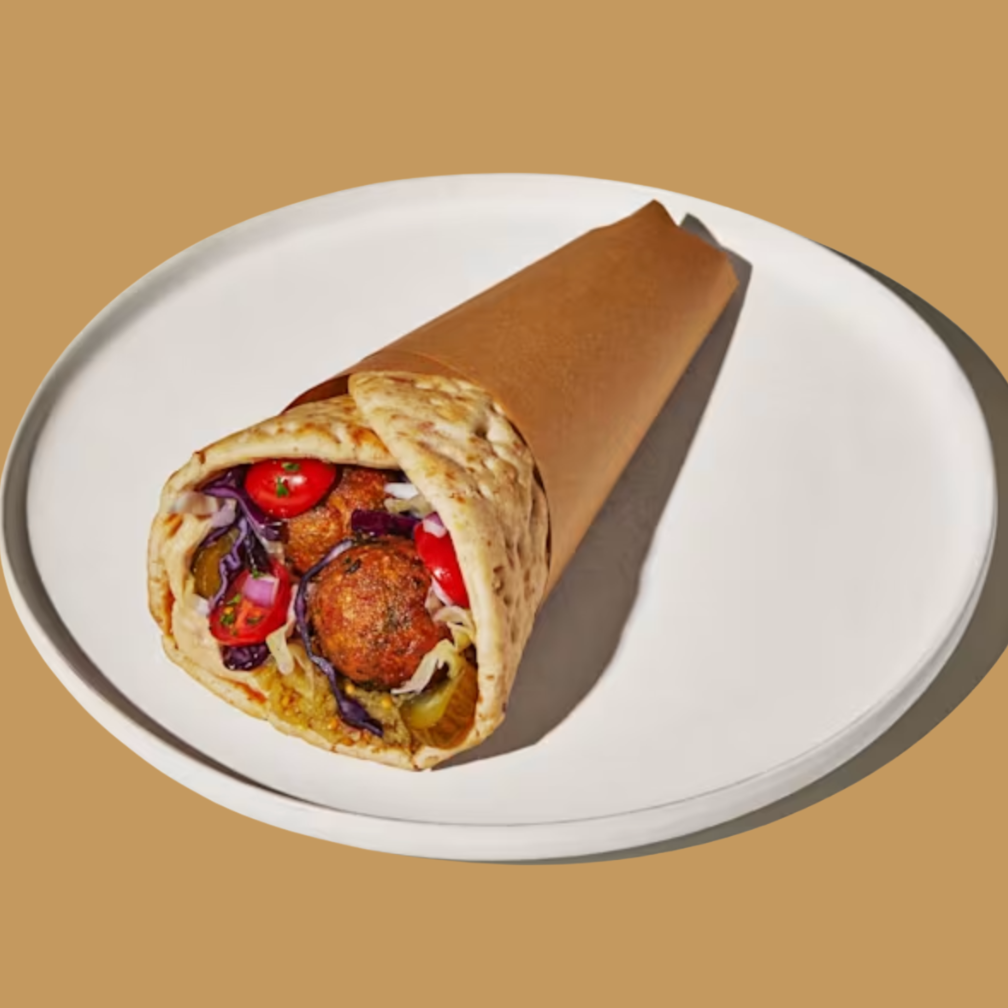  Crispy falafel pita 